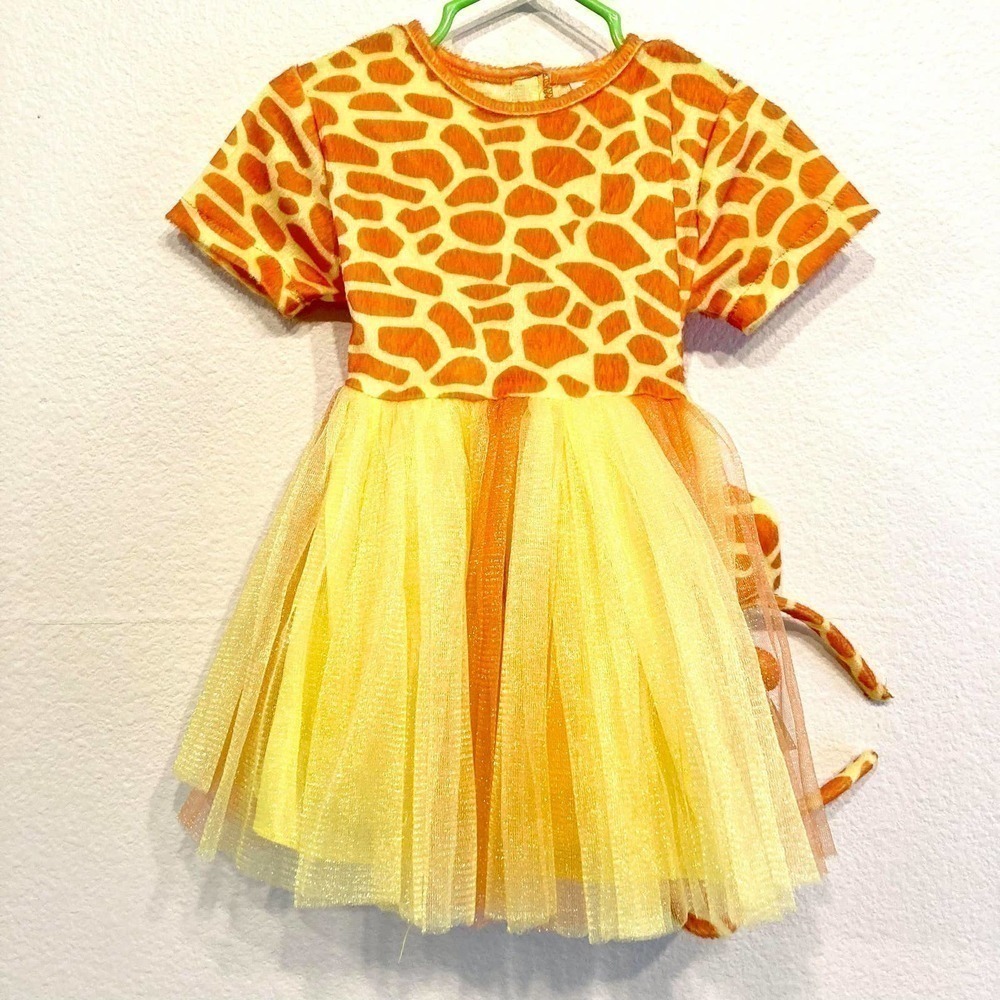 Infant Girl 3-6M Giraffe Halloween Costume 2 Piece - Picture 6 of 10